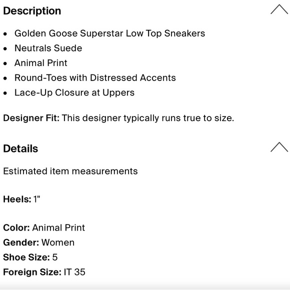 Size 5 Golden Goose sneakers - Picture 6 of 6